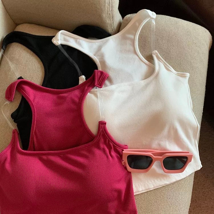 Nairobi Invisible Strap Built-In Bra camisole